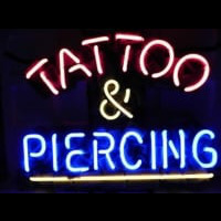 Tattoo and Piercing Parlor  Neonskylt