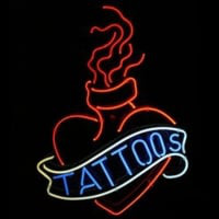 Tattoos Neonskylt