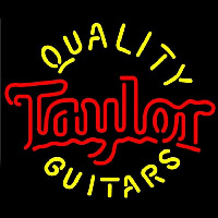 Taylor Quality Guitars Beer Sign Neonskylt