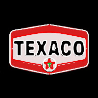 Te aco Gasoline Logo Neonskylt