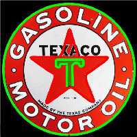 Te aco Gasoline Neonskylt