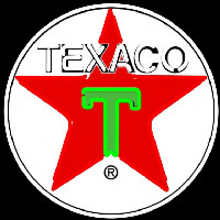 Te aco Logo Gasoline Neonskylt