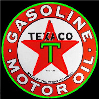 Te aco Motor Oil Gasoline Neonskylt