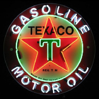 Te ico Gasoline Neonskylt