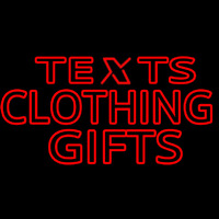 Te ts Clothing Gifts Neonskylt