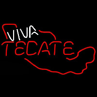 Tecate Viva Me ico Beer Sign Neonskylt