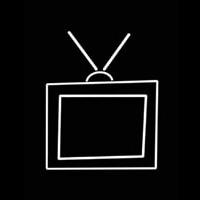 Televison Neonskylt