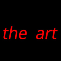 The Art Neonskylt