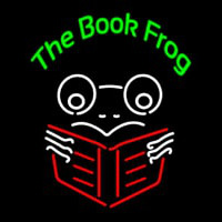 The Book Frog Neonskylt