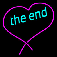 The End Heart Neonskylt