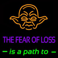 The Fear Of Loss Is A Path To Neonskylt