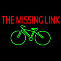 The Missing Link Cycle Neonskylt