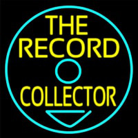 The Record Collector Neonskylt