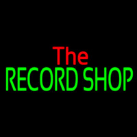 The Record Shop Block 1 Neonskylt