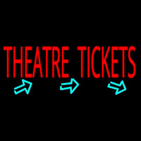 Theatre Tickets Neonskylt