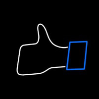 Thumbs Up Neonskylt