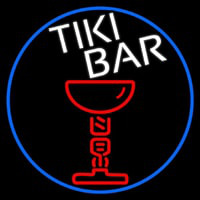 Tiki Bar Martini Neonskylt