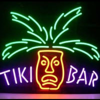 Tiki Bar Paradise Palm Öl Bar Öppet Neonskylt