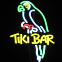 Tiki Bar Sculpture Mini Neon Light Neonskylt