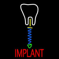 Tooth Implant With Logo Neonskylt