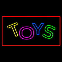 Toys Rectangle Red Neonskylt