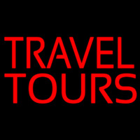 Travel Tours Neonskylt