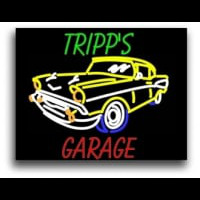 Tripp Garage Neonskylt