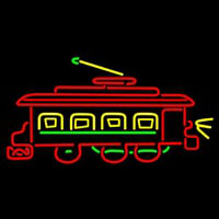 Trolley Car Neonskylt