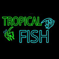 Tropical Fish With Logo 1 Neonskylt