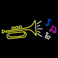 Trumpet Logo Neonskylt