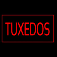 Tu edos Rectangle Red Neonskylt