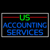 Us Accounting Service 2 Neonskylt