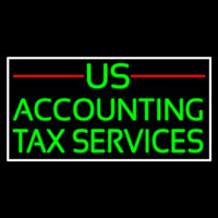 Us Accounting Ta  Service 1 Neonskylt