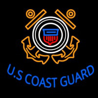 Us Coast Guard Logo Neonskylt