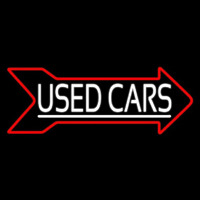 Used Cars Arrow 1 Neonskylt
