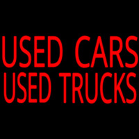 Used Cars Used Truckes Neonskylt
