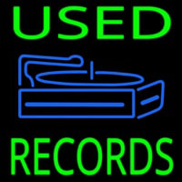 Used Records Neonskylt