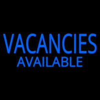 Vacancies Available Neonskylt
