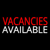 Vacancies Available Neonskylt