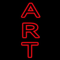 Vertical Double Stroke Art 1 Neonskylt