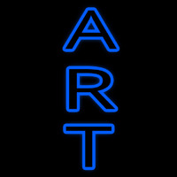 Vertical Double Stroke Art Neonskylt