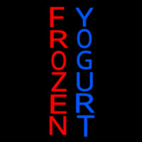 Vertical Frozen Yogurt Neonskylt