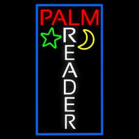 Vertical Palm Reader With Border Neonskylt