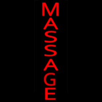 Vertical Red Massage Neonskylt