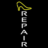 Vertical Shoe Repair Neonskylt