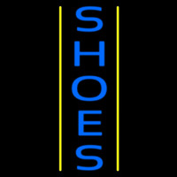 Vertical Shoes Yellow Line Neonskylt