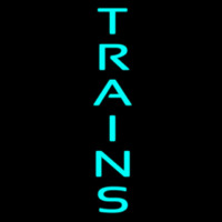 Vertical Trains Neonskylt