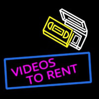 Videos To Rent Neonskylt