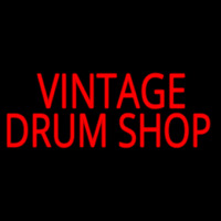Vintage Drum Shop 1 Neonskylt