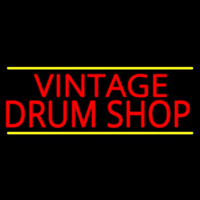 Vintage Drum Shop 2 Neonskylt